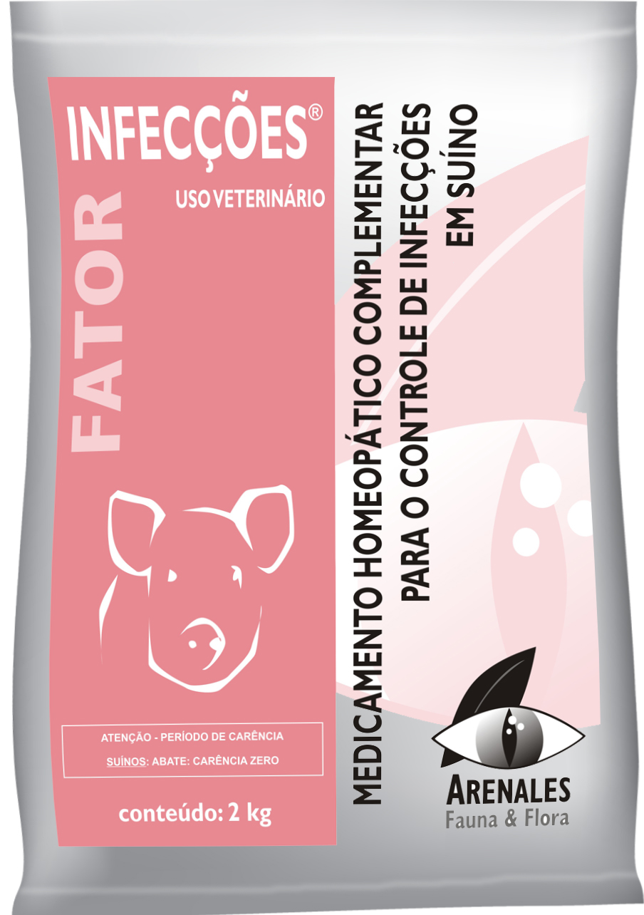 Fator Infecções Suíno® Fator Infecções Suíno® - Arenales Homeopatia Animal