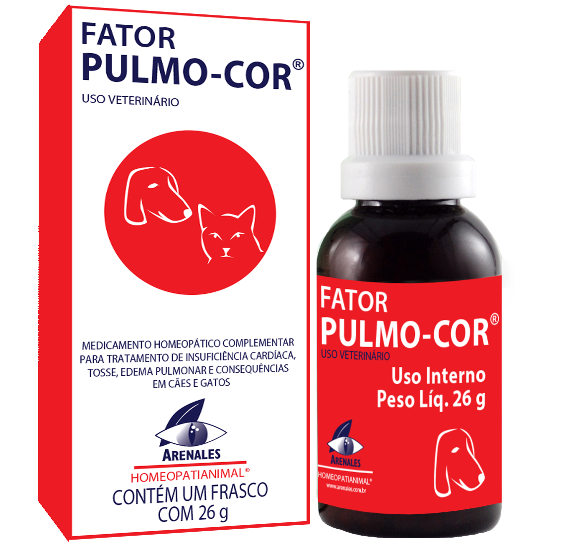 Fator Pulmo-COR® Fator Pulmo-COR® - Arenales Homeopatia Animal