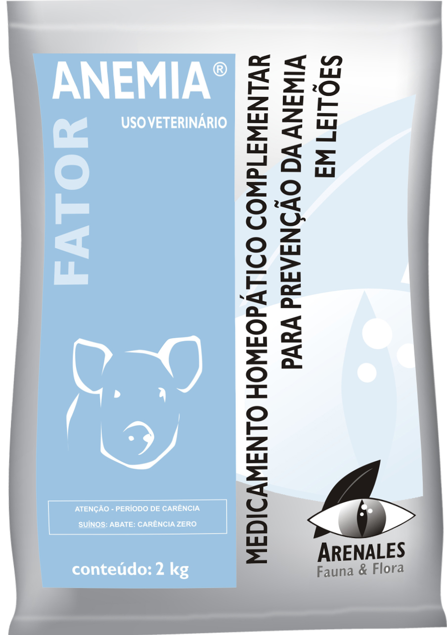 Fator Anemia Suíno® Fator Anemia Suíno® - Arenales Homeopatia Animal