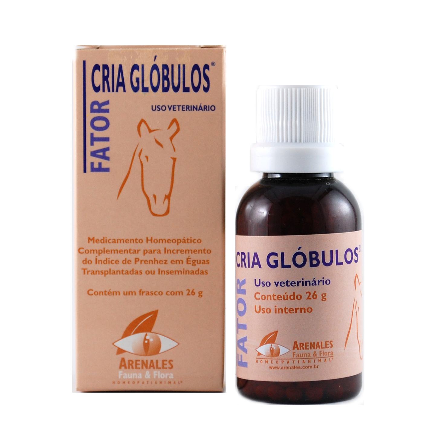 Fator Cria Glóbulos® - Arenales Homeopatia Animal