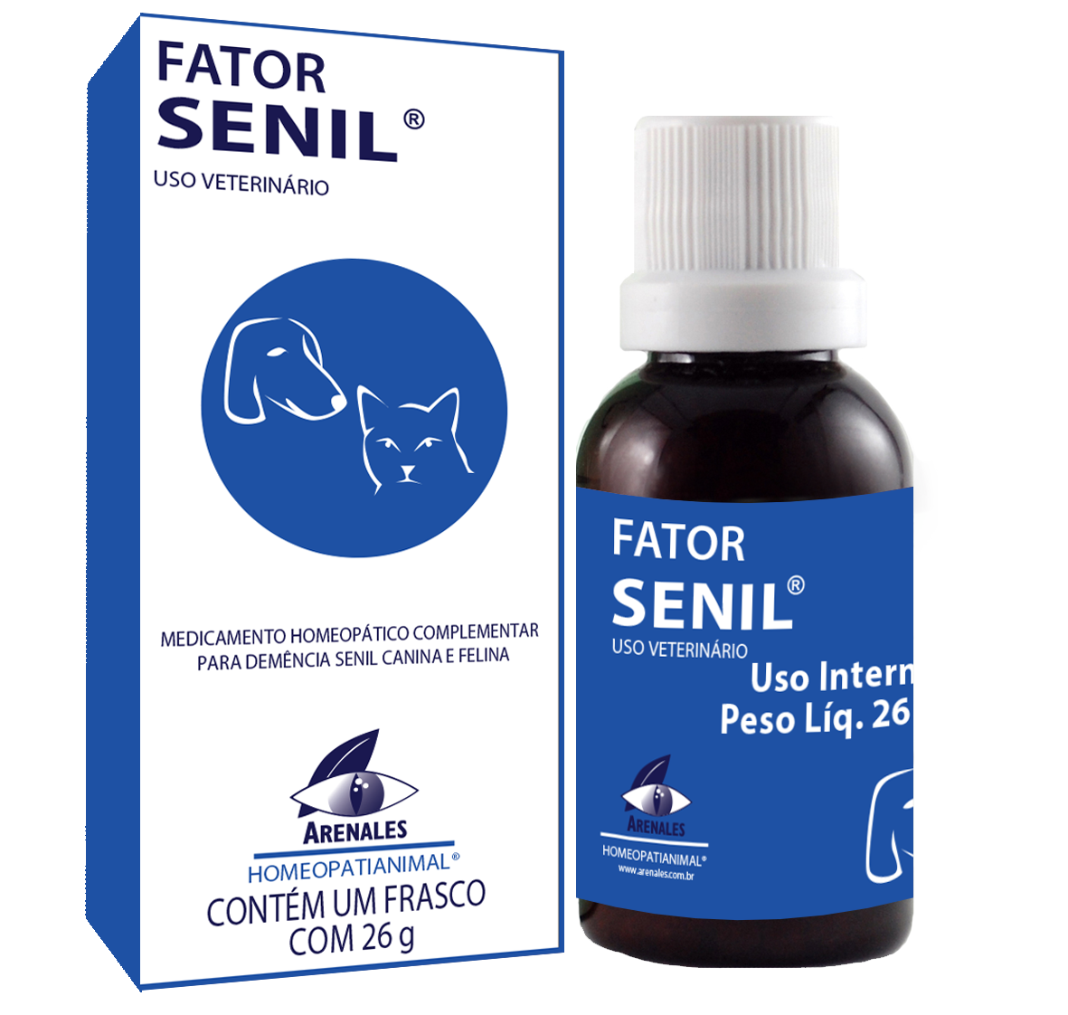Fator Senil® - Arenales Homeopatia Animal