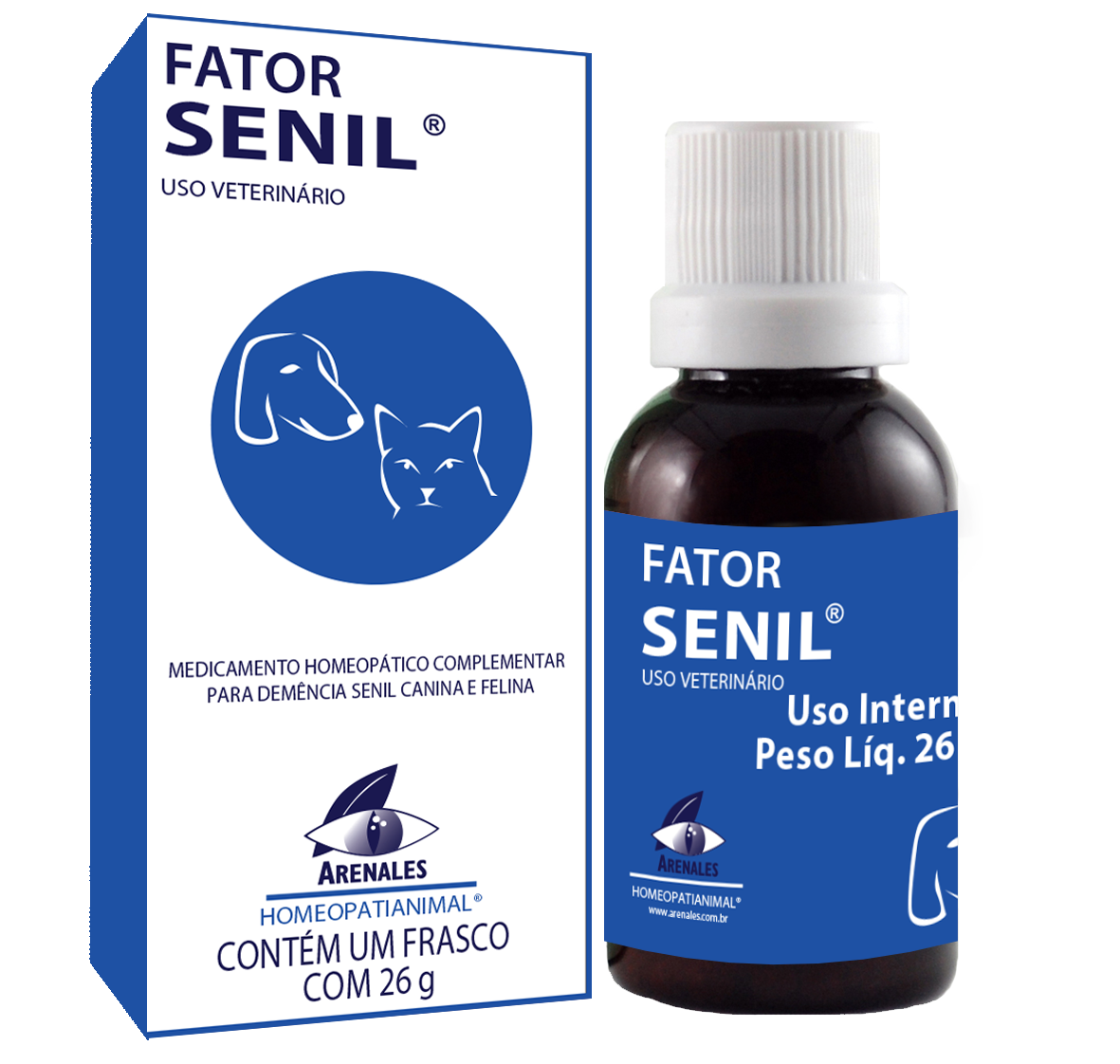 Fator Senil® Fator Senil® - Arenales Homeopatia Animal