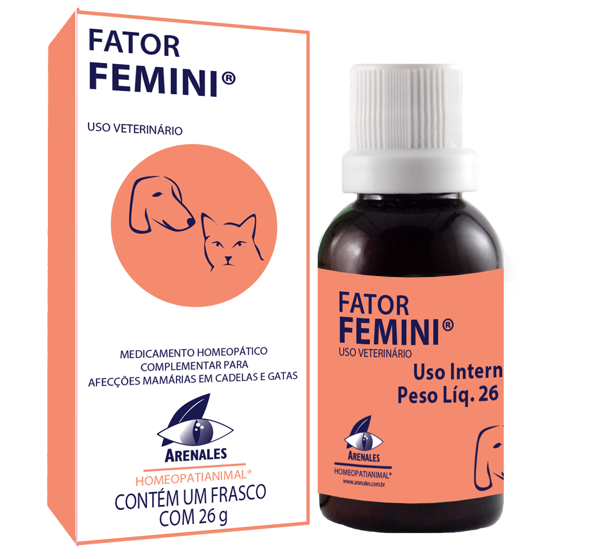 Fator Femini® Fator Femini® - Arenales Homeopatia Animal