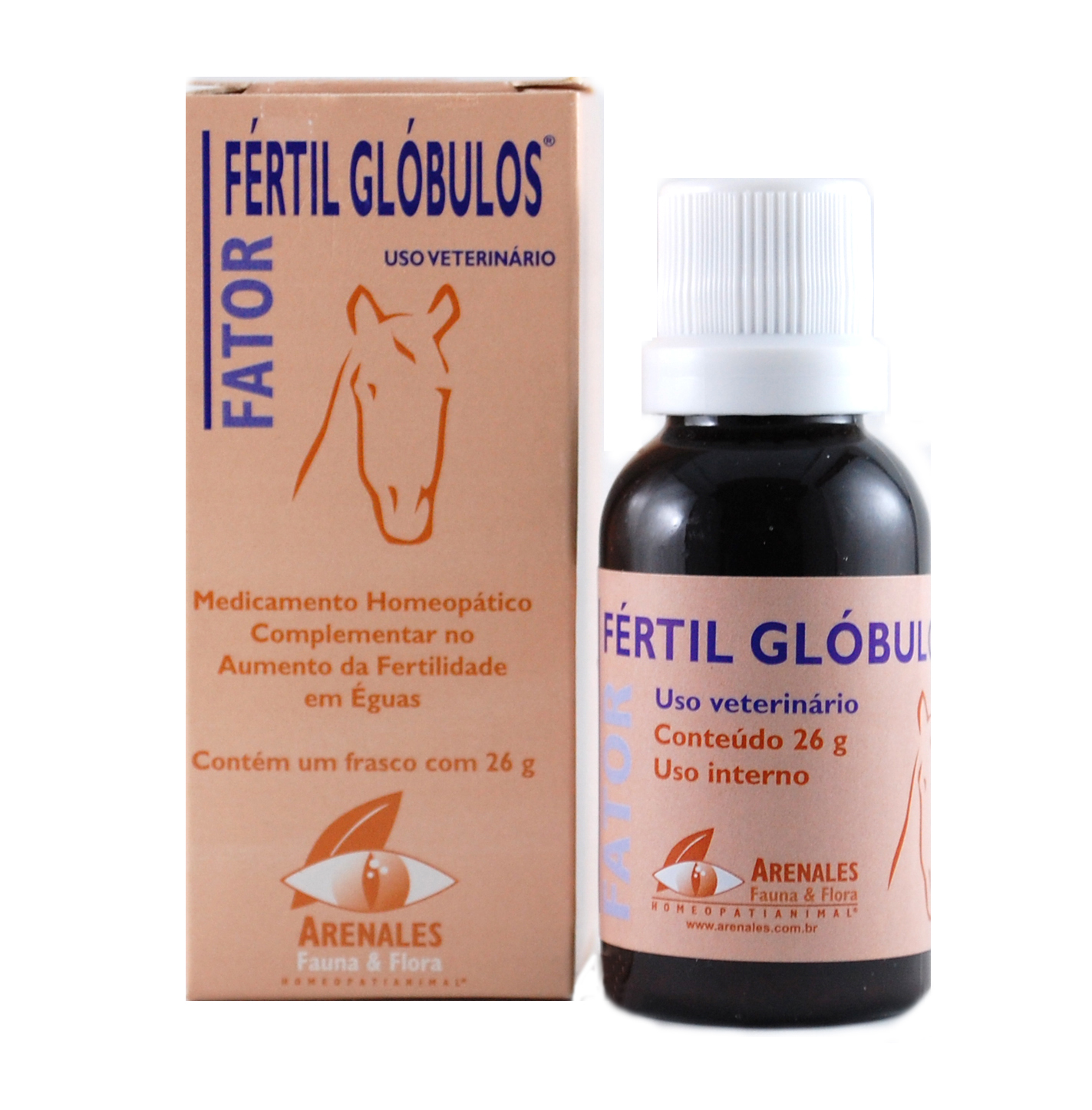 Fator Fértil Glóbulos® Fator Fértil Glóbulos® - Arenales Homeopatia Animal