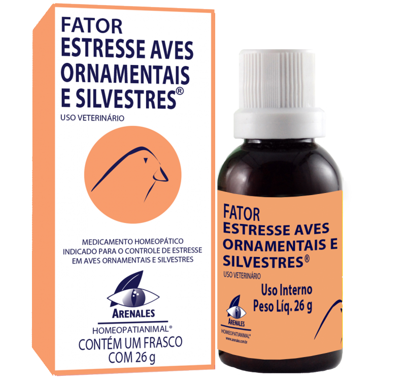 Fator Estresse Aves Ornamentais® - Arenales Homeopatia Animal