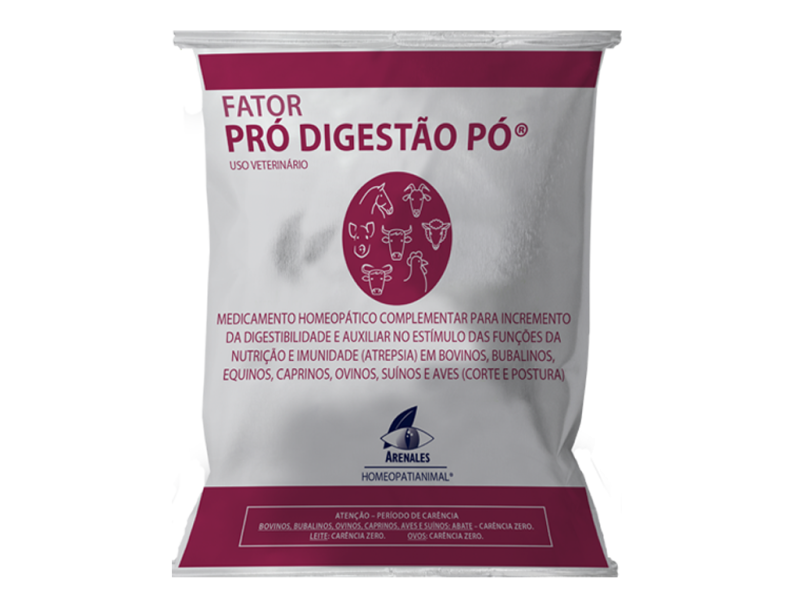 Fator Pró Digestão Pó® - Arenales Homeopatia Animal