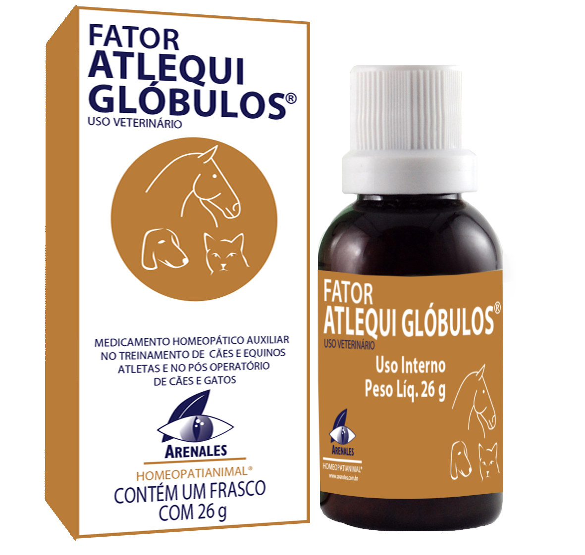 Fator Atlequi Glóbulos® Fator Atlequi Glóbulos® - Arenales Homeopatia Animal