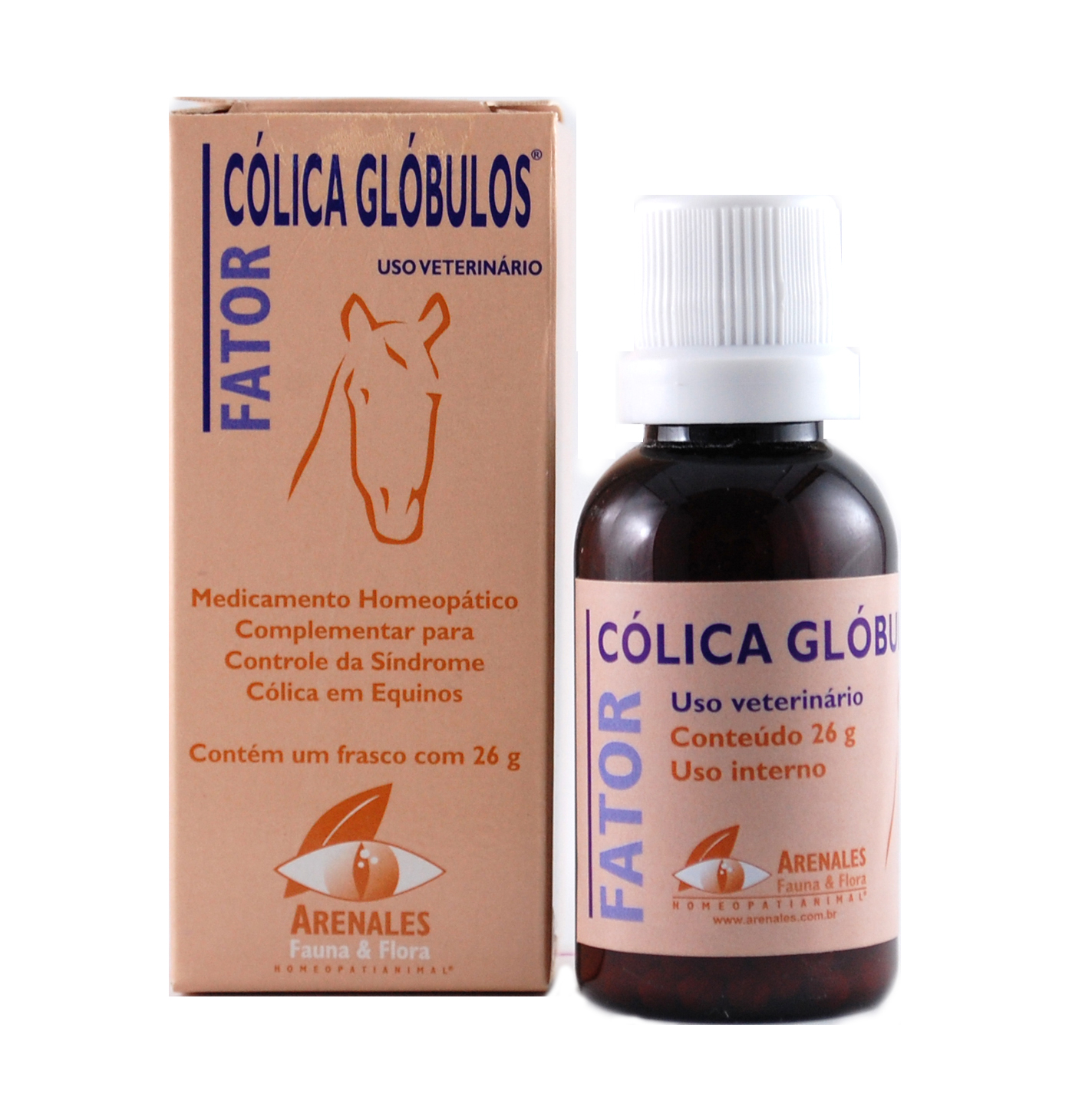 Fator Cólica Glóbulos® Fator Cólica Glóbulos® - Arenales Homeopatia Animal