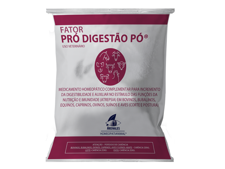 Fator Pró Digestão Pó® - Arenales Homeopatia Animal